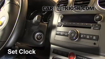 2012 Chevrolet Captiva Sport LTZ 3.0L V6 FlexFuel Clock Set Clock